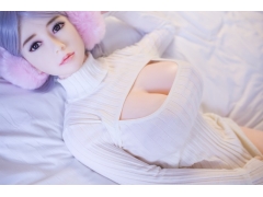 Adult Products - Silicon sex doll 158cm DreamCute little asian girl, attracting gray ball head. Tight and big chest business clothe