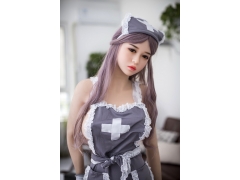 Adult Products - Nurse kitten, the most concerned Silicon sex doll 158cm nurse with brown hair full body sex toy for men