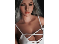 Adult Products - The Pearl of the palm, big chest, green hair, unlimited fantasy Silicon sex doll 158cm men toys sex adult real