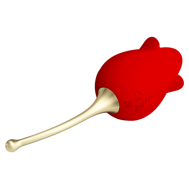 2022 New Silicone Red Rose 3.0 lips licking Tongue Suction Vibrating Clitoral Sucking Women Sex Toys For Female