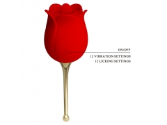 Masturbators - 2022 New Silicone Red Rose 3.0 lips licking Tongue Suction Vibrating Clitoral Sucking Women Sex Toys For Female