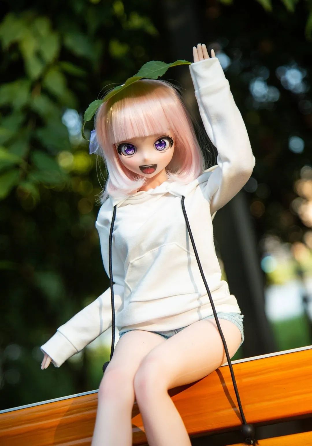 What is it like to take a physical doll out for a photo?