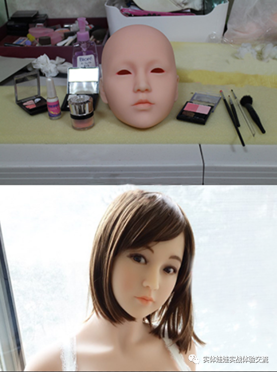How to remove makeup for TPE physical dolls in doll circles?